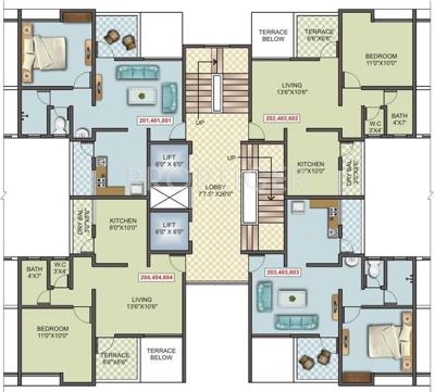  belcastel Images for Cluster Plan of Sancheti Belcastel