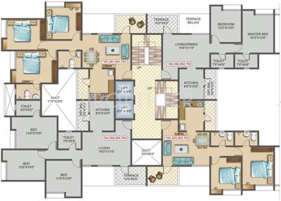  belcastel Images for Cluster Plan of Sancheti Belcastel