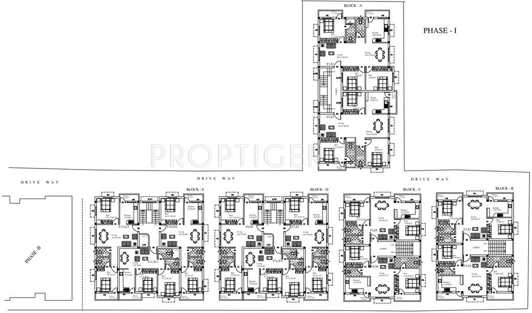  paradise Block A Cluster Plan