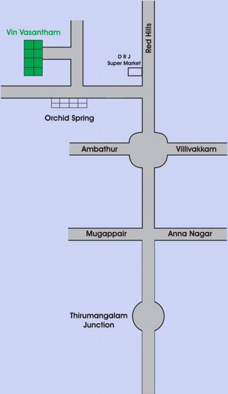 Images for Location Plan of Vin Homes Vasantham
