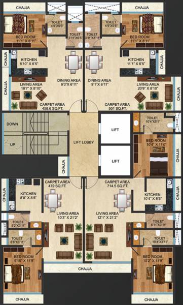 Images for Cluster Plan of AIM Rathod Niwas