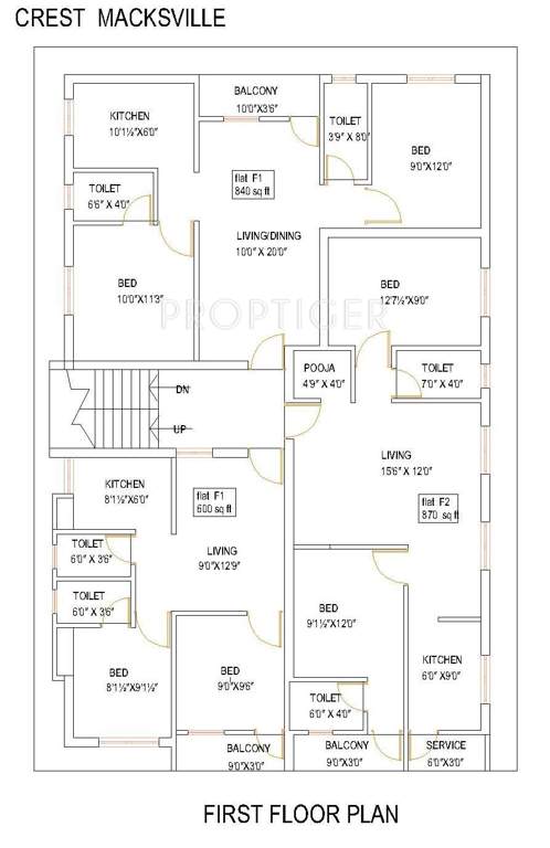 Images for Cluster Plan of Crest Homes Crest Macksville