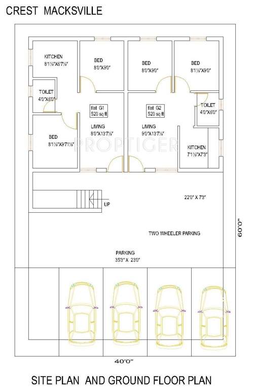 Images for Cluster Plan of Crest Homes Crest Macksville