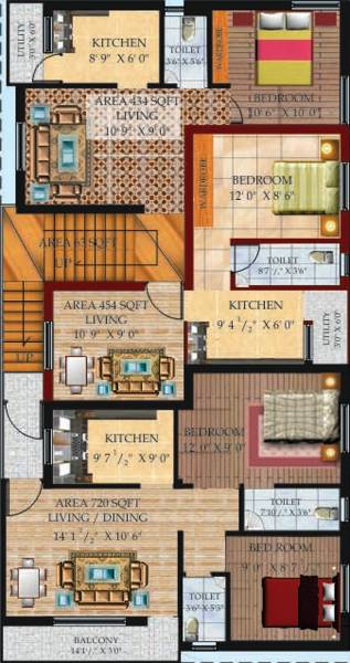 Images for Cluster Plan of Guru M Guru Homes