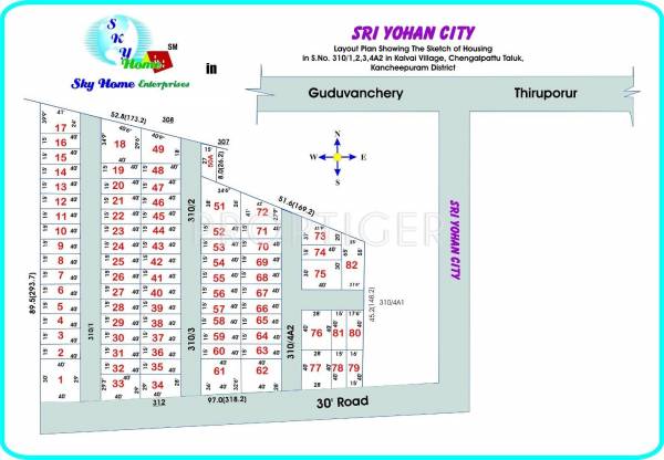 Images for Layout Plan of Sky Home Enterprises Sri Yohan City