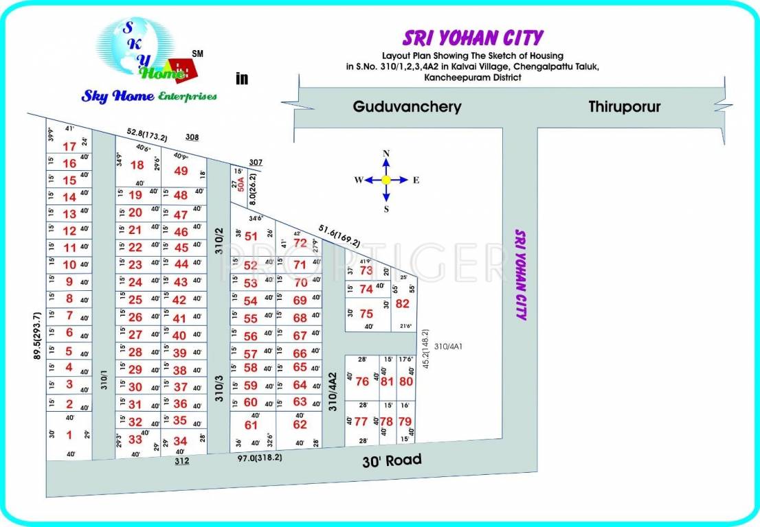 Images for Layout Plan of Sky Home Enterprises Sri Yohan City
