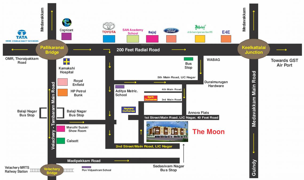 Images for Location Plan of Ourhomes The Moon