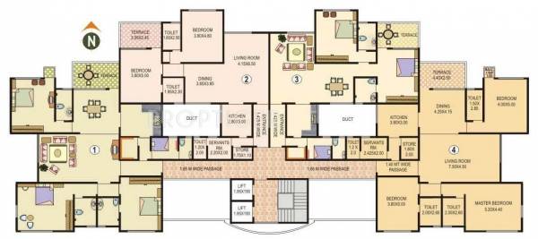 Images for Cluster Plan of Devi Empress Court Images for Cluster Plan of Devi Empress Court
