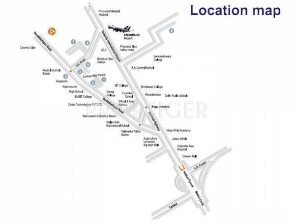 Maxworth Realty Max Residency Location Plan
