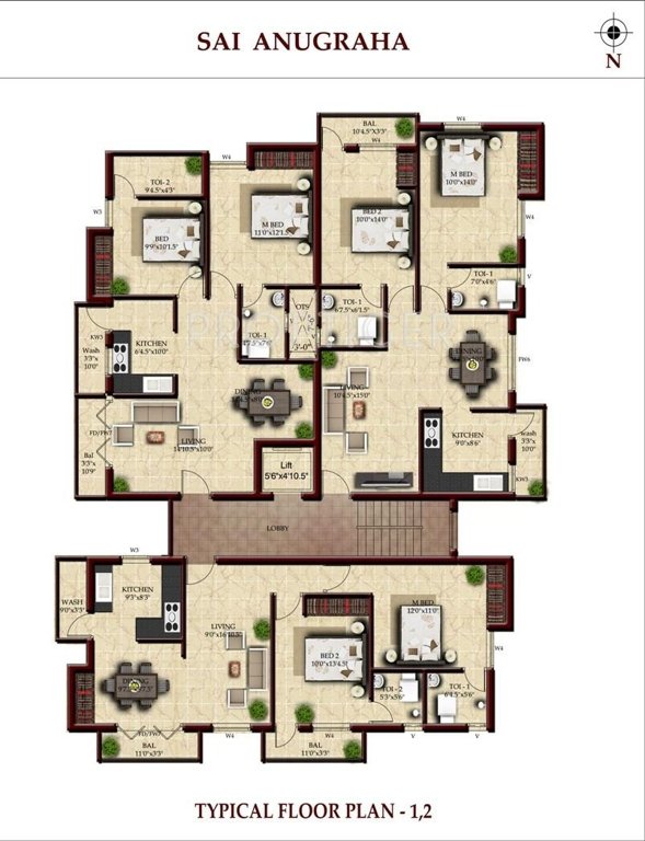 Images for Cluster Plan of India Sai Anugraha