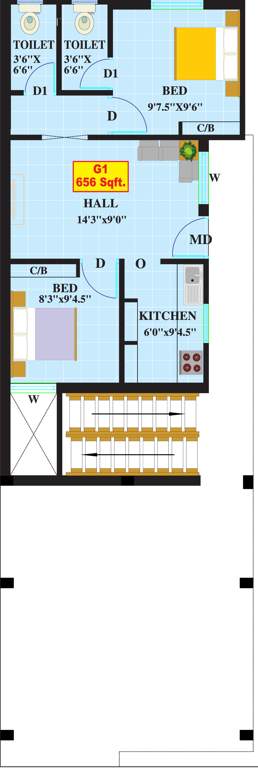 Images for Cluster Plan of Yogalakshmi Constructions Yogalakshmi