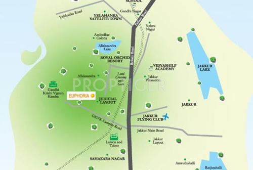  euphoria Images for Location Plan of Gokaldas Lifestyle Euphoria
