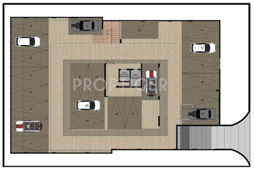 Images for Cluster Plan of Gokaldas Lifestyle Moksh