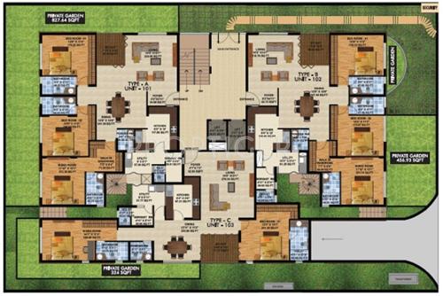 Images for Cluster Plan of Gokaldas Lifestyle Moksh