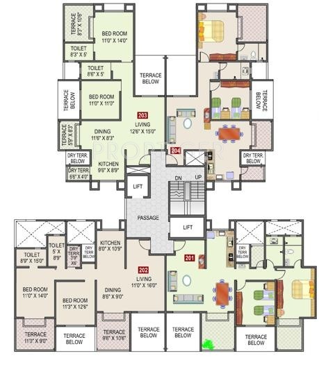 Images for Cluster Plan of Bhansali Zinnea 2 Images for Cluster Plan of Bhansali Zinnea 2
