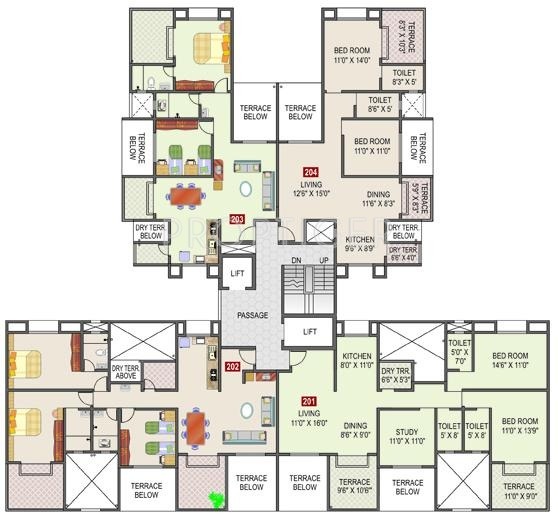 Images for Cluster Plan of Bhansali Zinnea 2 Images for Cluster Plan of Bhansali Zinnea 2