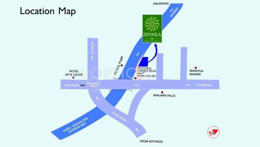 zinnea 2 Images for Location Plan of Bhansali Zinnea 2