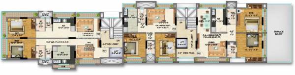  pearl Tower A Cluster Plan