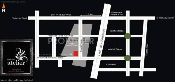Images for Location Plan of Apeksha Atelier