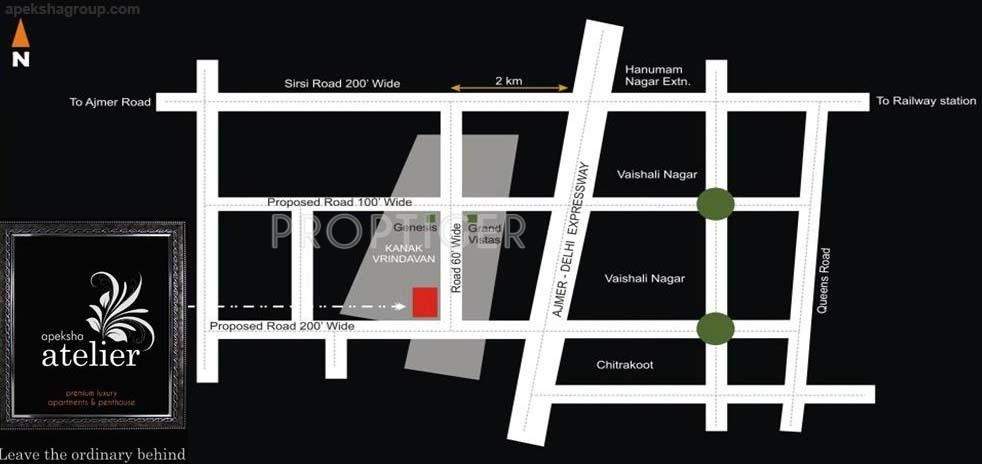 Images for Location Plan of Apeksha Atelier