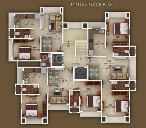 Images for Cluster Plan of Navkar Yellow Roses