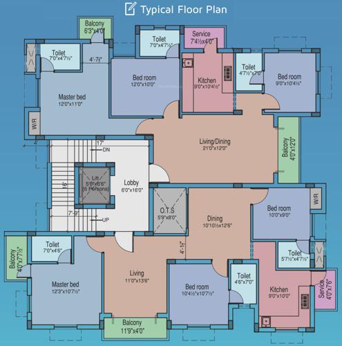 Images for Cluster Plan of Maruthi Sindur RK Residency
