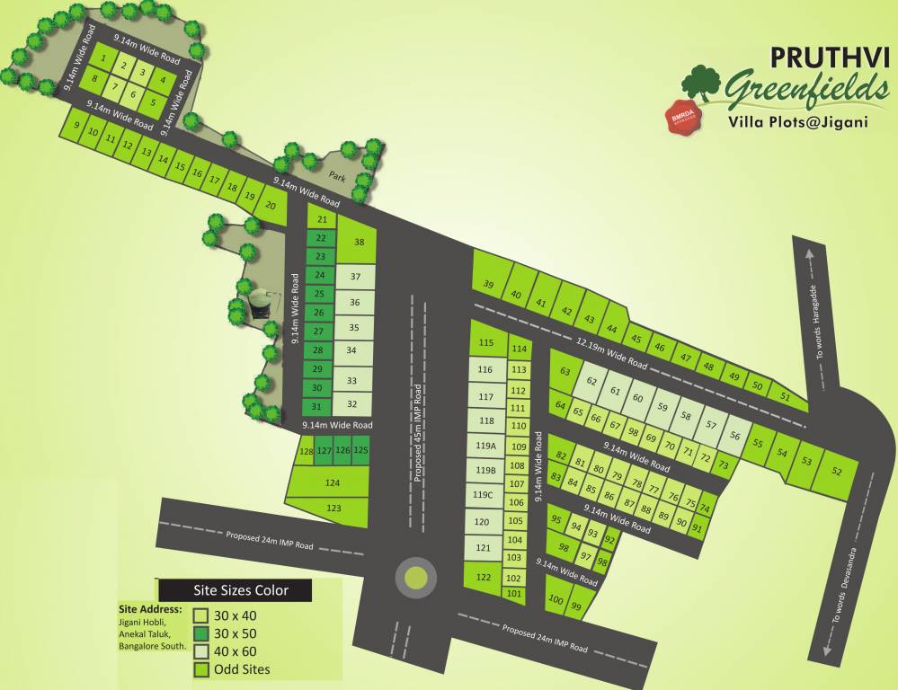 Images for Layout Plan of Aashrithaa Pruthvi Greenfields