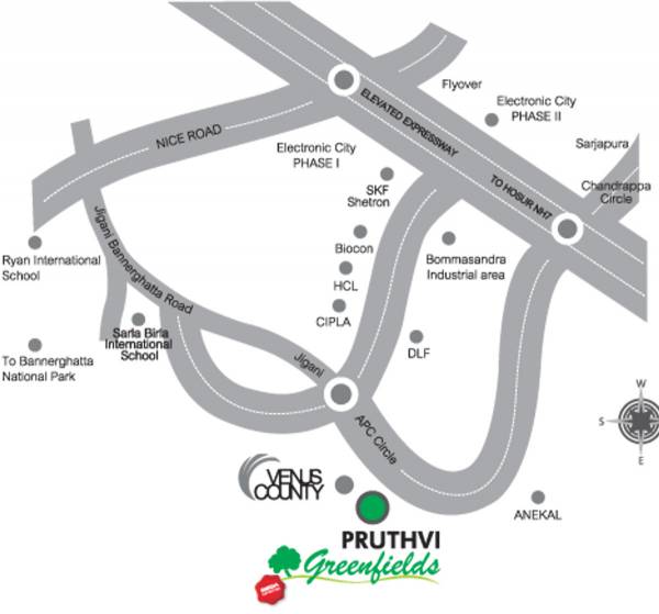 Images for Location Plan of Aashrithaa Pruthvi Greenfields