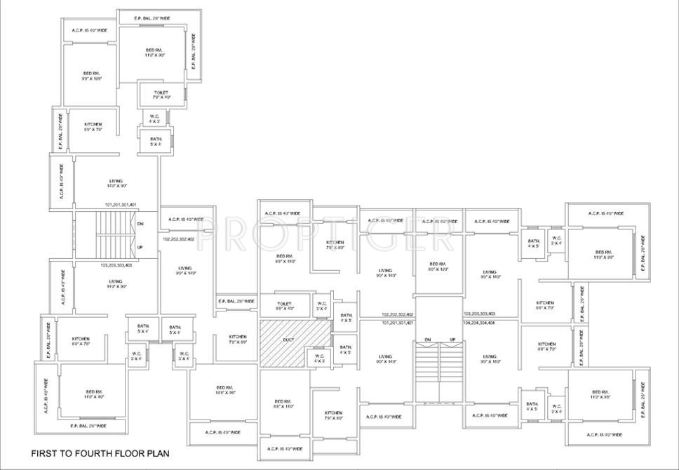 Images for Cluster Plan of Mahajan Gokuldham Complex