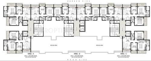  residency Images for Cluster Plan of Mayuresh Group Residency