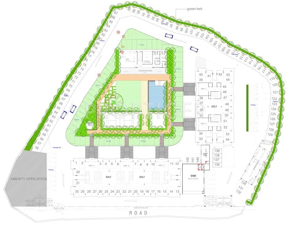  residency Wing B Cluster Plan