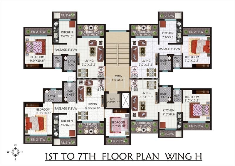 Images for Cluster Plan of Kohinoor Castles