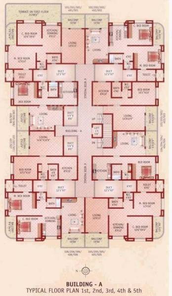 Images for Cluster Plan of KN Pokar Construction Mahalaxmi Complex