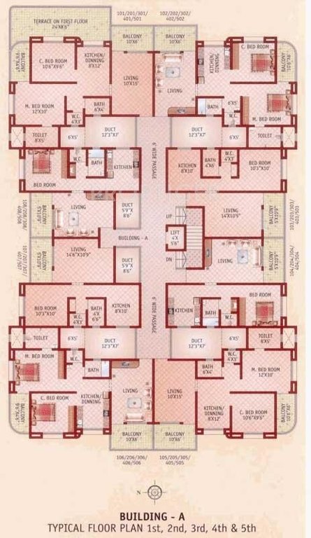 Images for Cluster Plan of KN Pokar Construction Mahalaxmi Complex