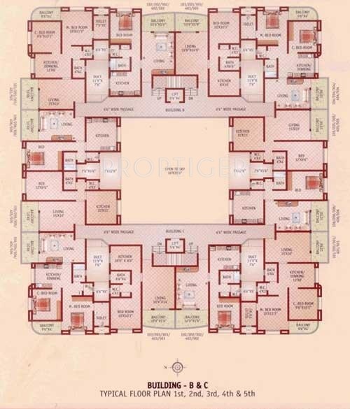Images for Cluster Plan of KN Pokar Construction Mahalaxmi Complex