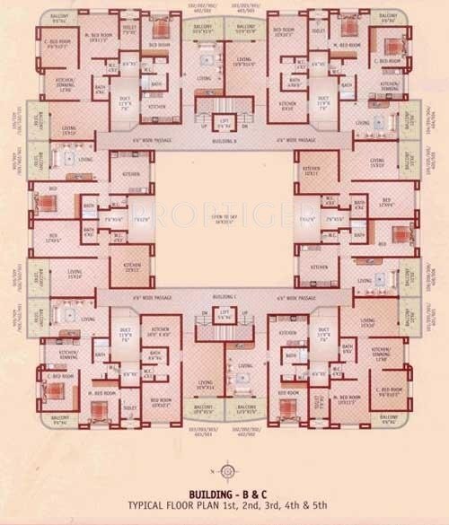Images for Cluster Plan of KN Pokar Construction Mahalaxmi Complex