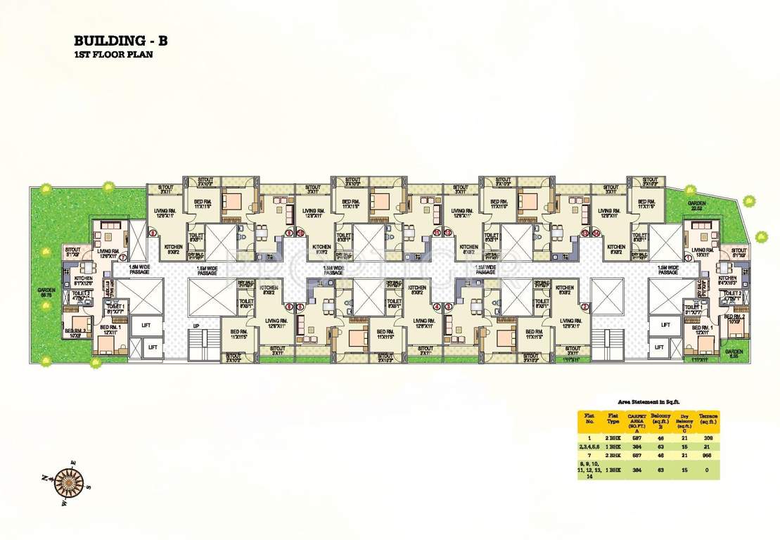  pebbles Images for Cluster Plan of Paranjape Pebbles