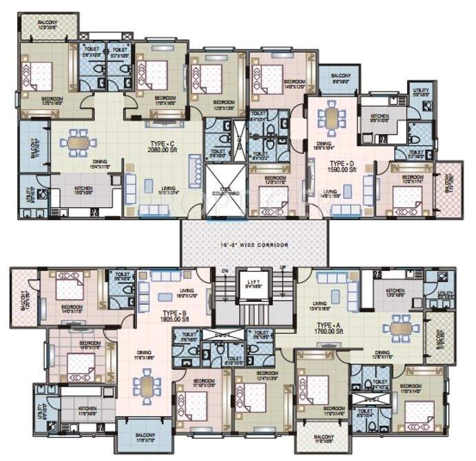 Images for Cluster Plan of Chitrakut Estates Chitrakut Shelter