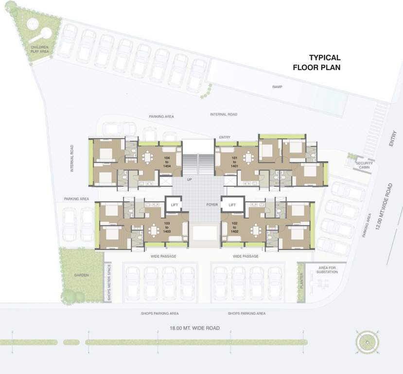 sky one Images for Cluster Plan of Saanvi Sky One