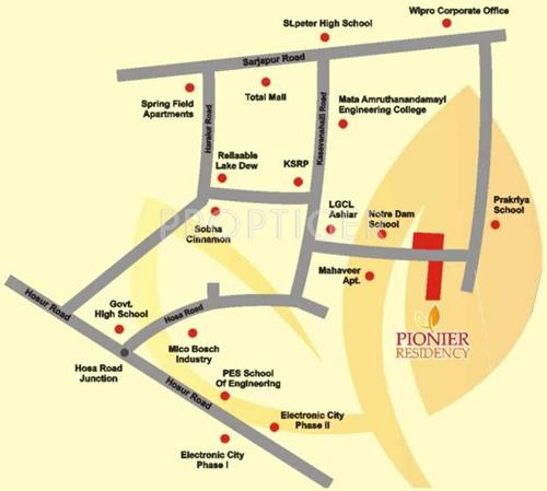  residency Images for Location Plan of Pionier Residency