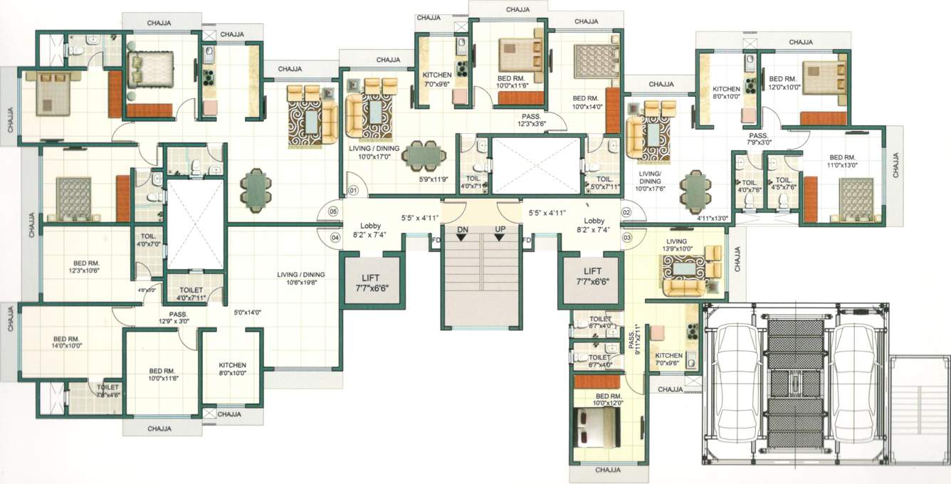  shraddha Images for Cluster Plan of Shraddha Romell Shraddha