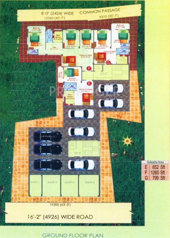 Images for Cluster Plan of Bengal Vasundhara Tower