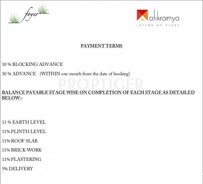 Images for Payment Plan of Atikramya Foyer