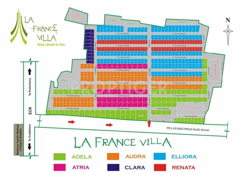 Images for Layout Plan of Navasakthi La France Villa