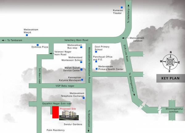 Images for Location Plan of Honour Vaithi Grand