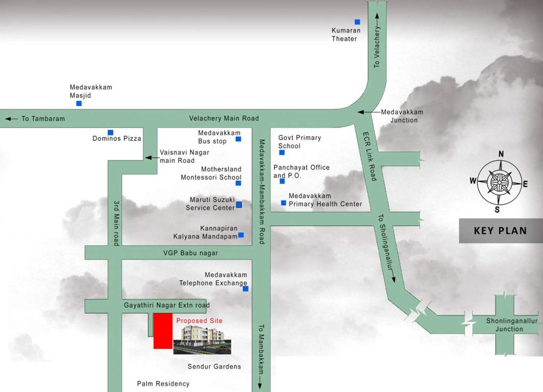 Images for Location Plan of Honour Vaithi Grand