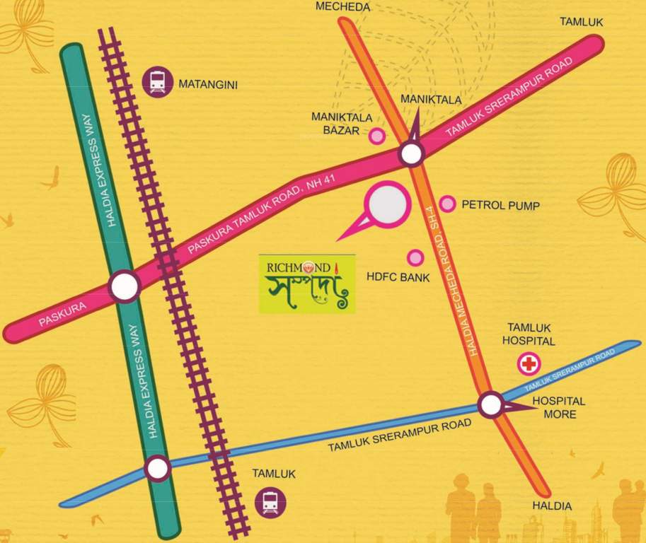  richmond sampada Images for Location Plan of Gajpati Richmond Sampada