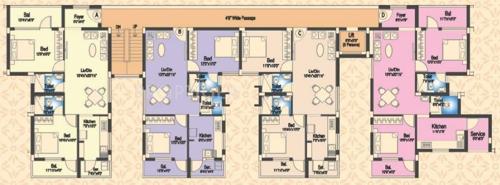  meadows Images for Cluster Plan of Sreerosh Meadows