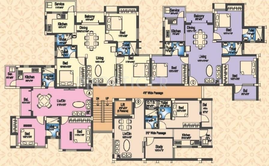 Images for Cluster Plan of Sreerosh Meadows