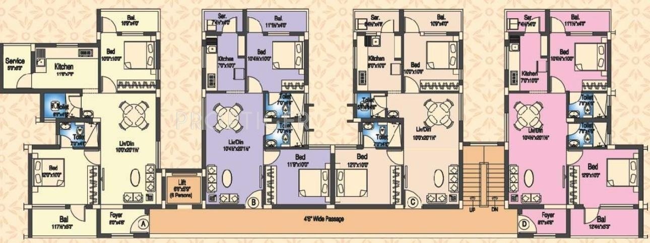 Images for Cluster Plan of Sreerosh Meadows
